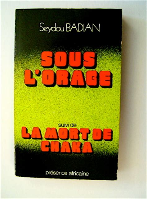 Sous l'orage (Kany) : roman, suivi de La mort de .